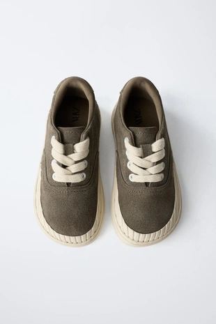 ZARA TIMELESS - кожаные кроссовки- Заказать в России