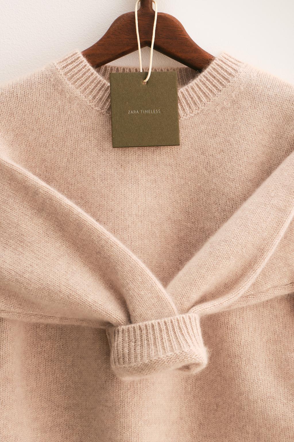 ZARA TIMELESS — ТРИКОТАЖНЫЙ ДЖЕМПЕР ИЗ КАШЕМИРА