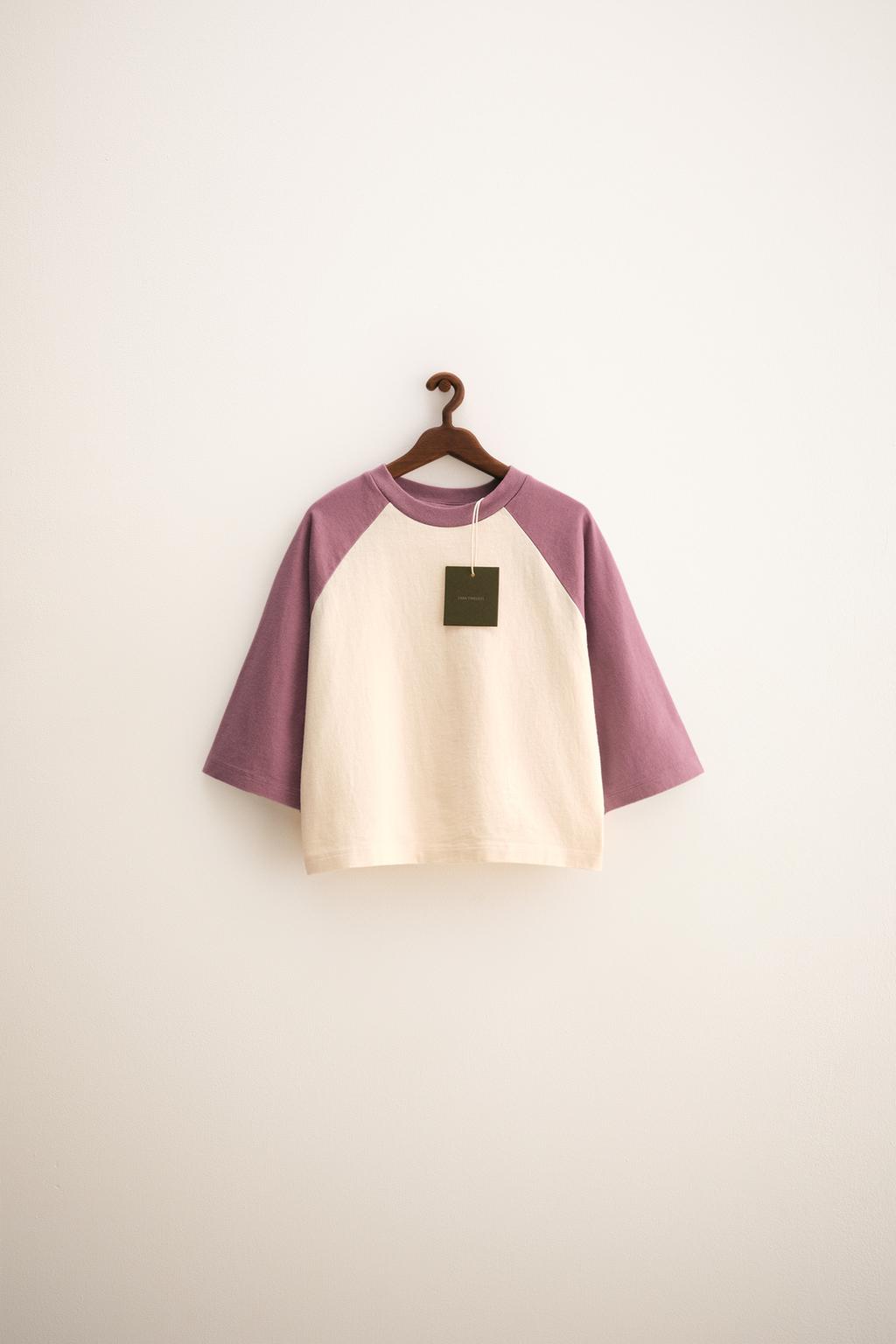ZARA TIMELESS — ФУТБОЛКА С РУКАВАМИ РЕГЛАН