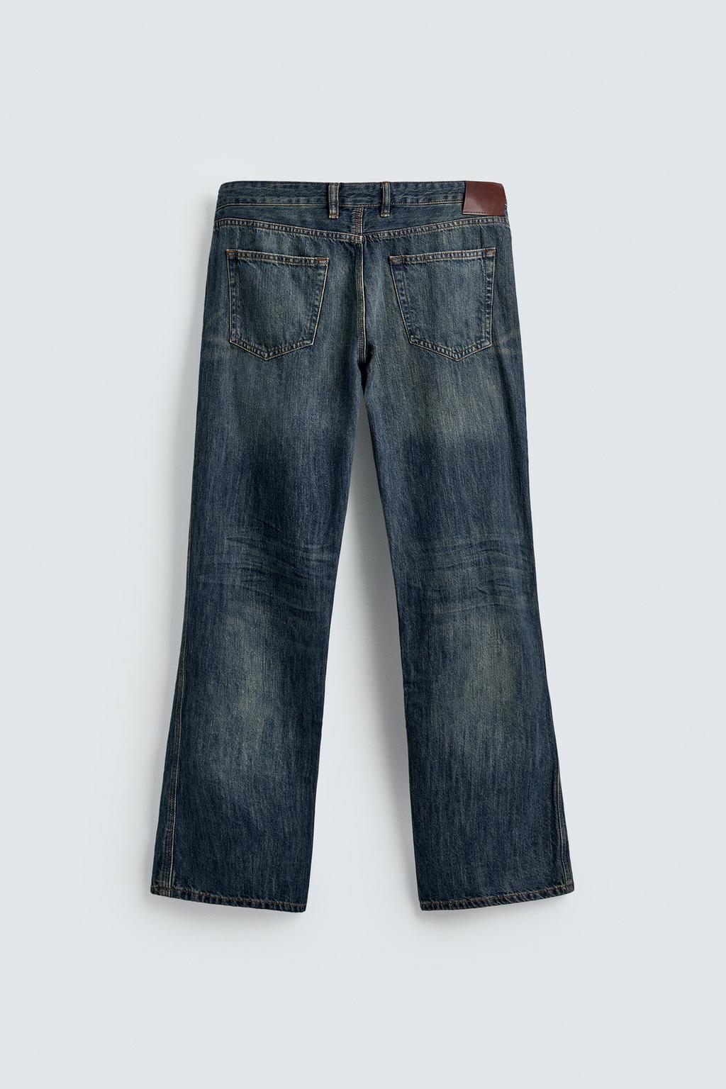 ДЖИНСЫ FLARE FIT С ЗАНИЖЕННОЙ ТАЛИЕЙ
