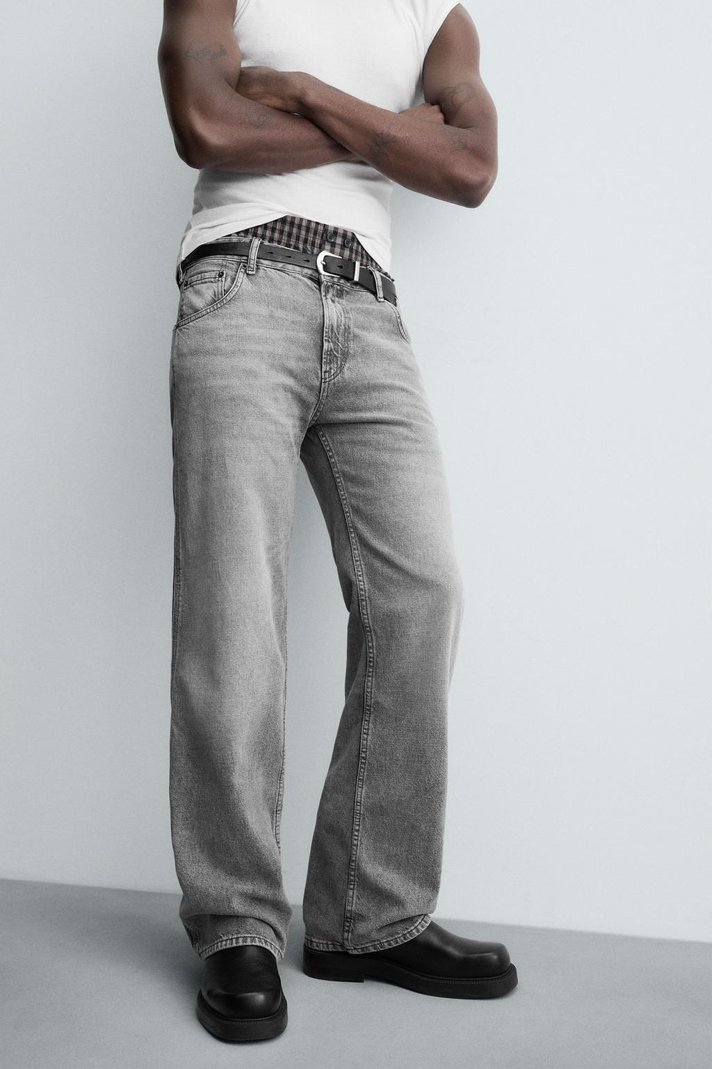 ДЖИНСЫ FLARE FIT С ЗАНИЖЕННОЙ ТАЛИЕЙ