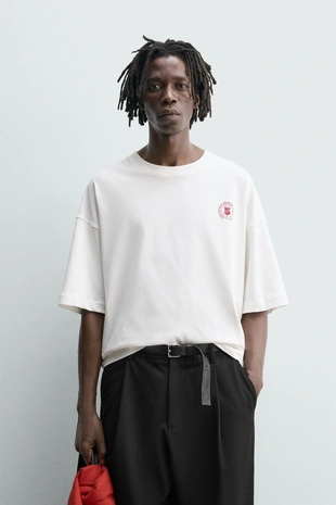 Футболка с принтом в виде текста- Заказать в России