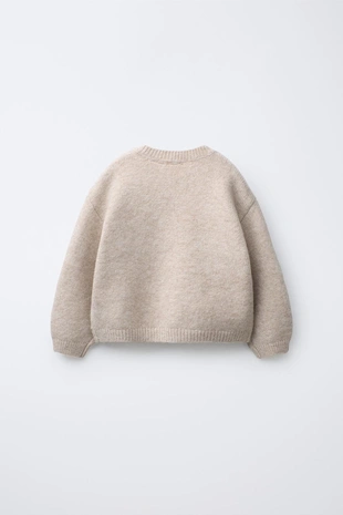 Трикотажный джемпер с мишками и сердечками- Заказать в России