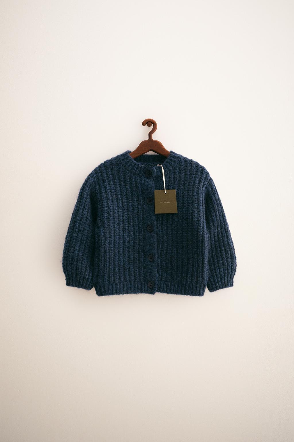 ZARA TIMELESS — КАРДИГАН КРУПНОЙ ВЯЗКИ ИЗ ШЕРСТИ