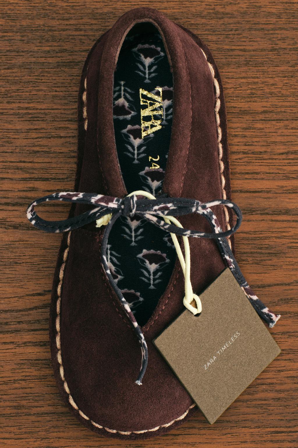 Туфли zara timeless - из натуральной кожи