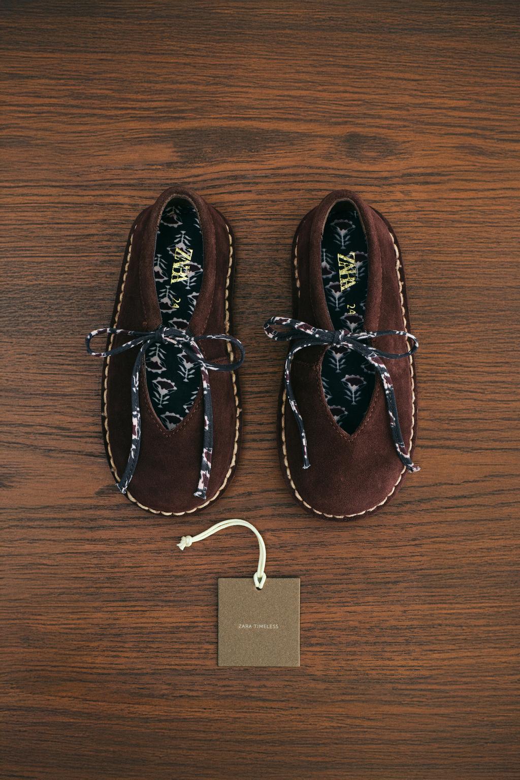 Туфли zara timeless - из натуральной кожи