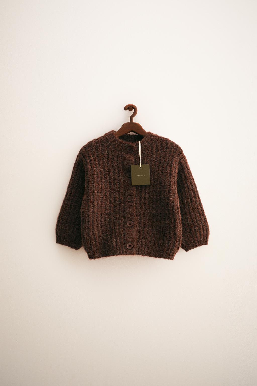 ZARA TIMELESS — КАРДИГАН КРУПНОЙ ВЯЗКИ ИЗ ШЕРСТИ