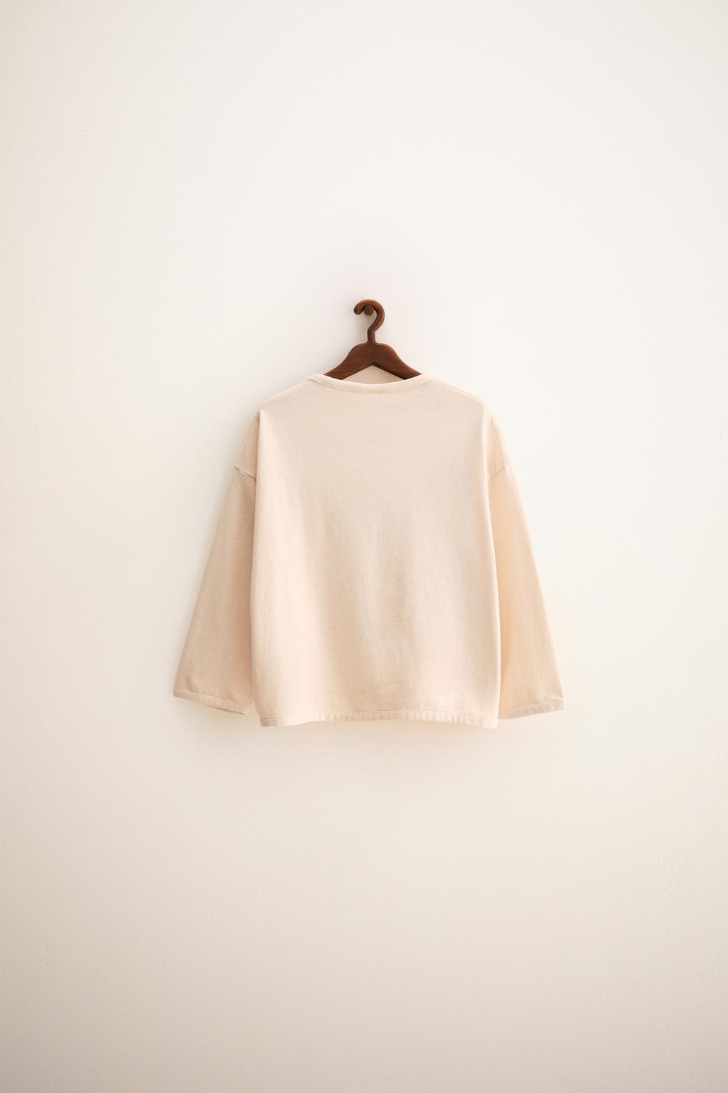 ZARA TIMELESS - ОДНОТОННАЯ ФУТБОЛКА С ОКАНТОВКОЙ