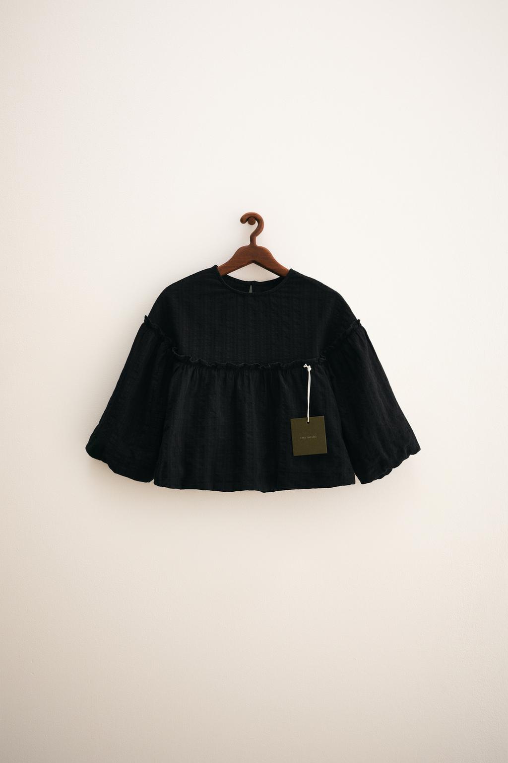 ZARA TIMELESS — БЛУЗА СТРУКТУРА