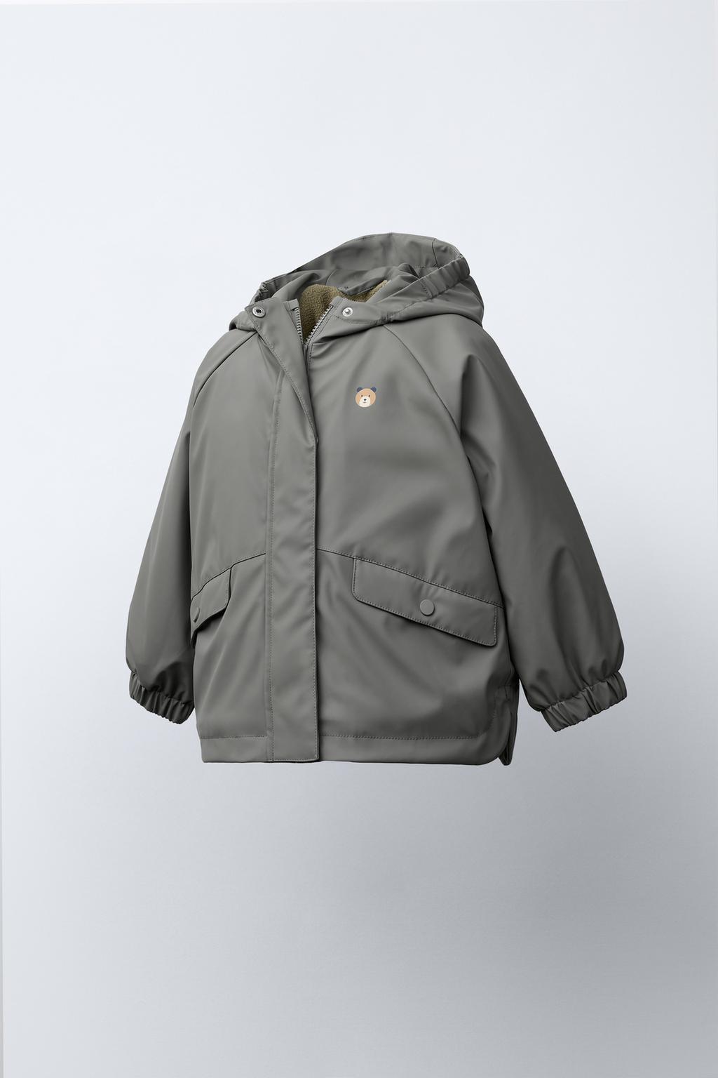 ПРОРЕЗИНЕННЫЙ ДОЖДЕВИК WATER RESISTANT С ФЛИСОВОЙ ПОДКЛАДКОЙ