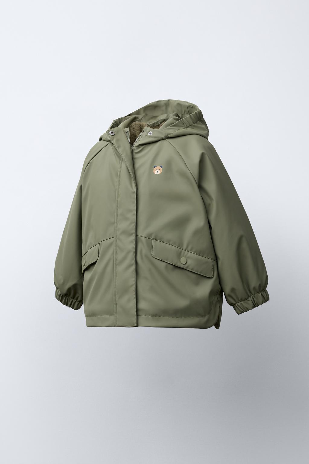 ПРОРЕЗИНЕННЫЙ ДОЖДЕВИК WATER RESISTANT С ФЛИСОВОЙ ПОДКЛАДКОЙ