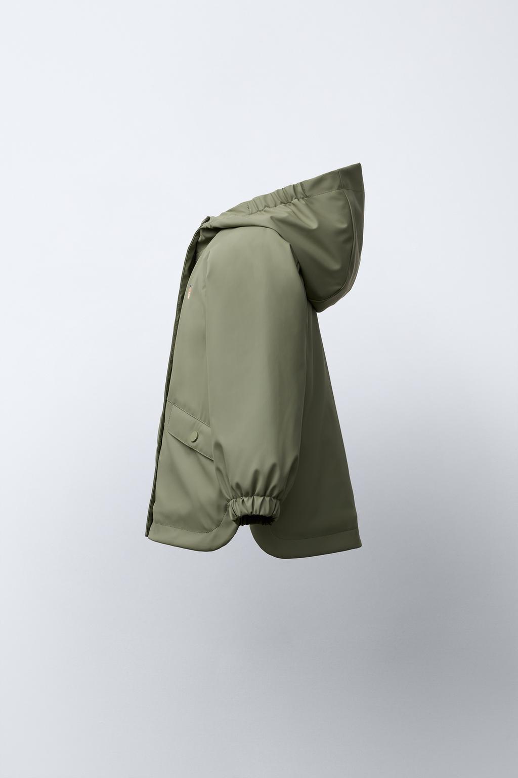 ПРОРЕЗИНЕННЫЙ ДОЖДЕВИК WATER RESISTANT С ФЛИСОВОЙ ПОДКЛАДКОЙ