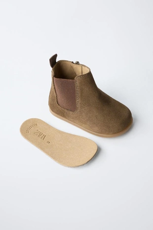 Ботинки из разделанной замши SPLIT SUEDE- Заказать в России