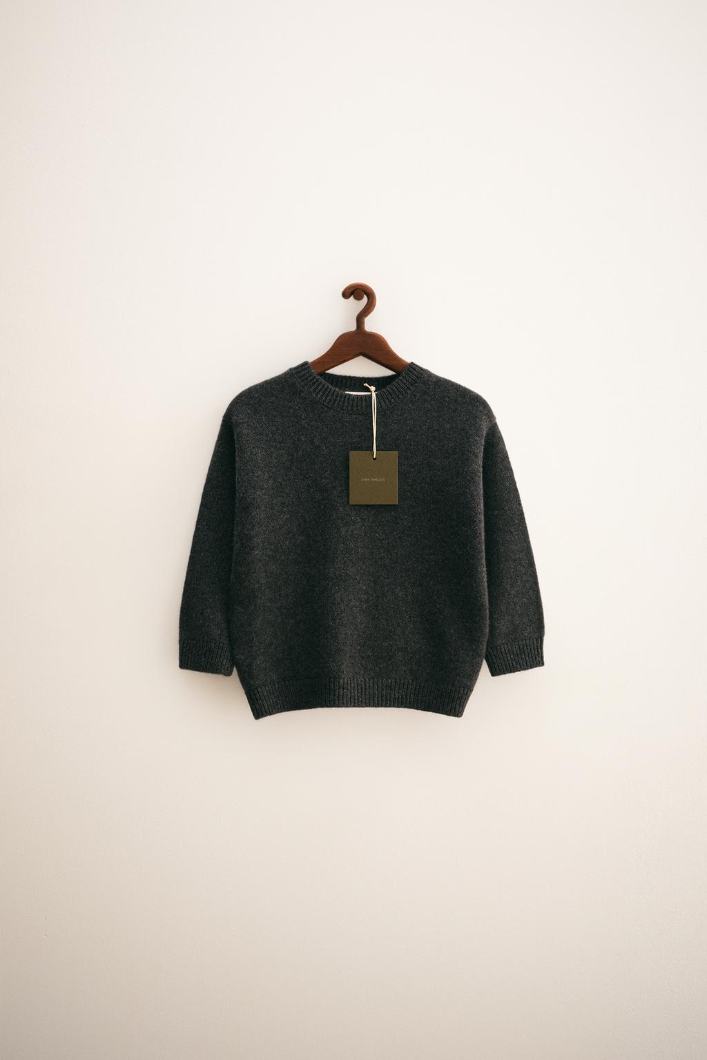 ZARA TIMELESS — ТРИКОТАЖНЫЙ ДЖЕМПЕР ИЗ КАШЕМИРА