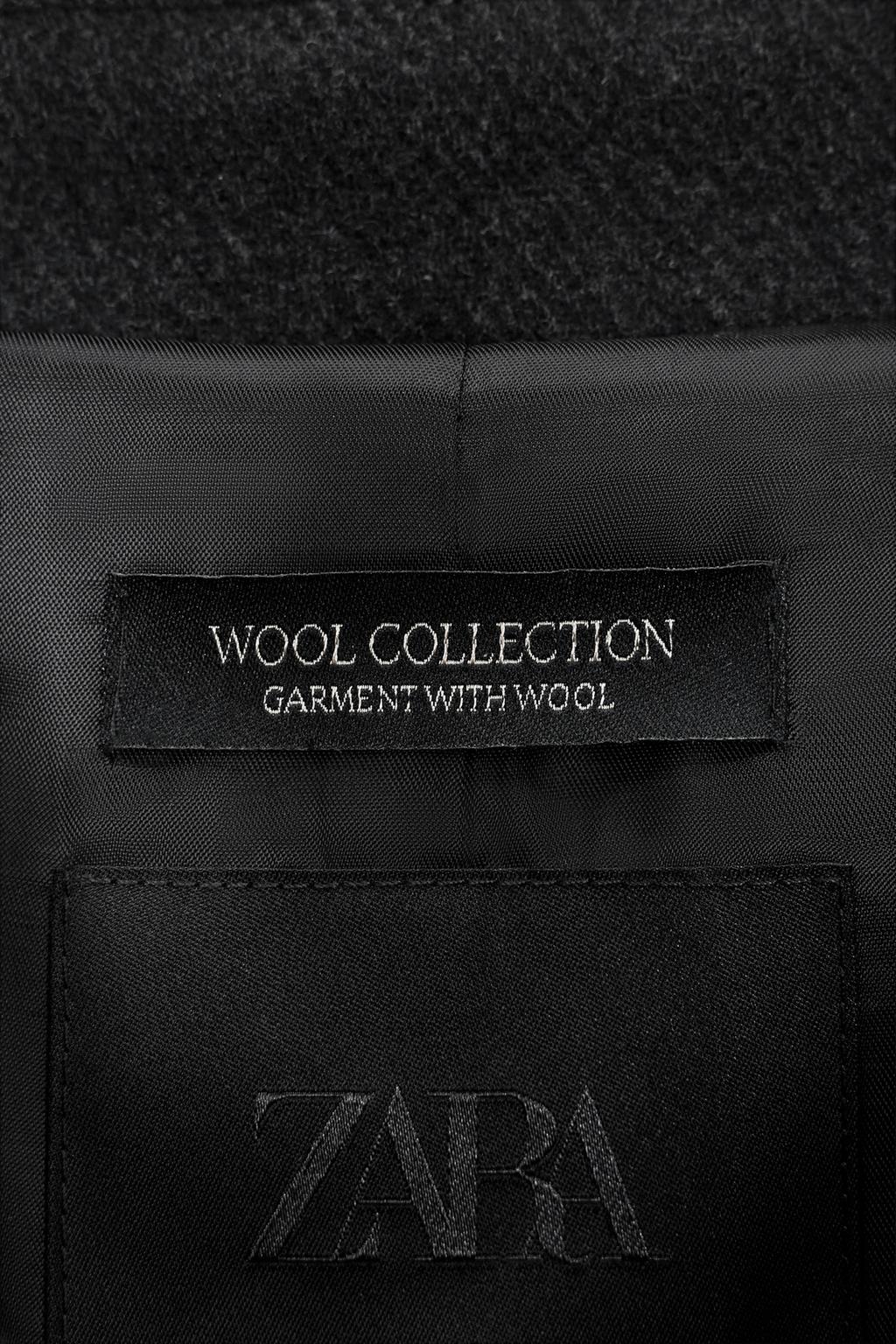 КОРОТКИЙ ТРЕНЧ С ШЕРСТЬЮ — ZW COLLECTION