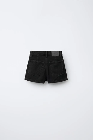 Джинсовая юбка-шорты с заклепками- Заказать в России