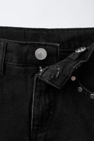 Джинсовая юбка-шорты с заклепками- Заказать в России