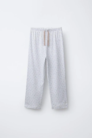 6-14 лет/вафельная пижама с цветочным принтом- Заказать в России