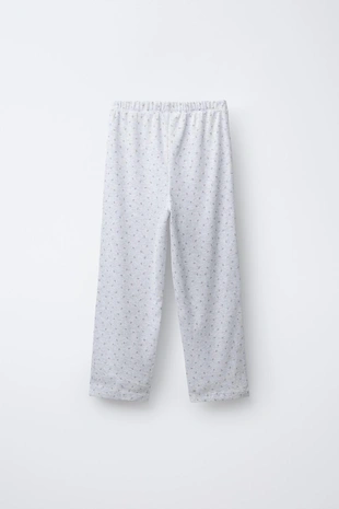 6-14 лет/вафельная пижама с цветочным принтом- Заказать в России