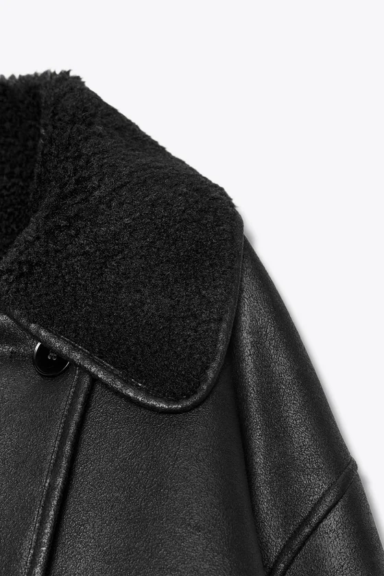 КУРТКА-ДУБЛЕНКА — коллекция Zara «ZW»