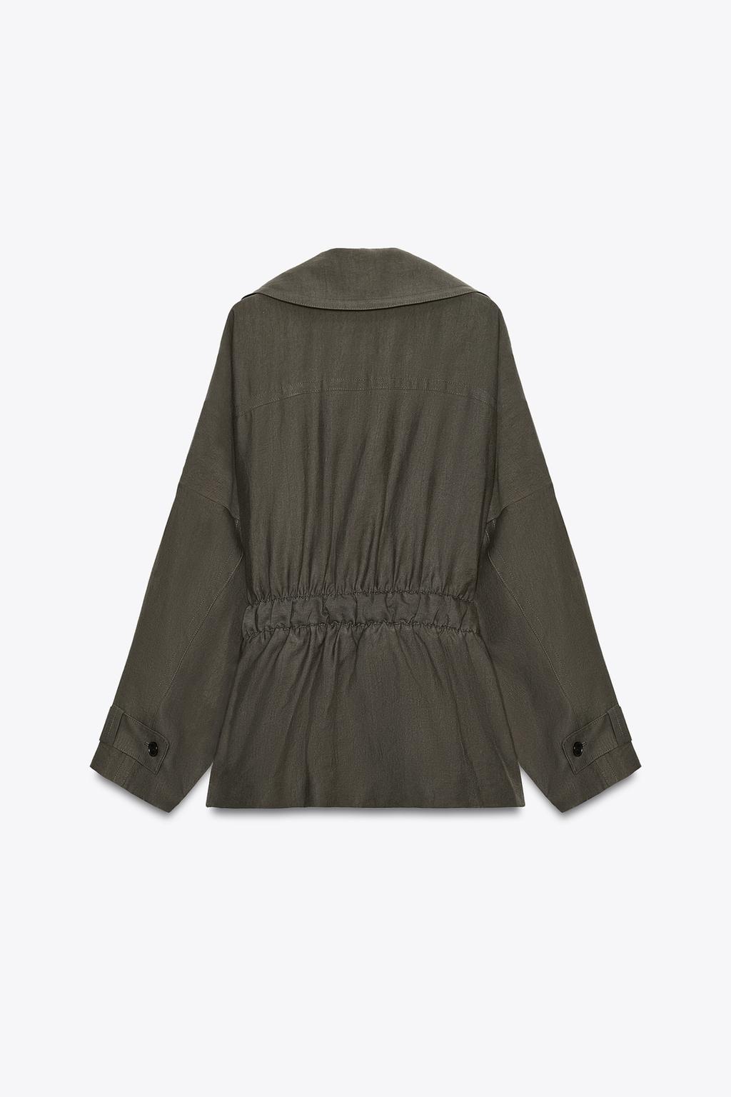 СВОБОДНАЯ КУРТКА С ПОЯСОМ — ZW COLLECTION