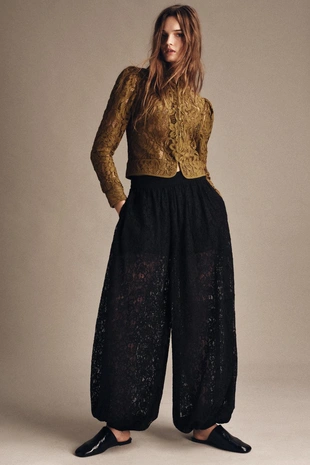 Кружевная куртка с рукавами-буфами — ZW COLLECTION- Заказать в России