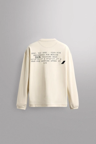 Хлопковая футболка для тренировок- Заказать в России