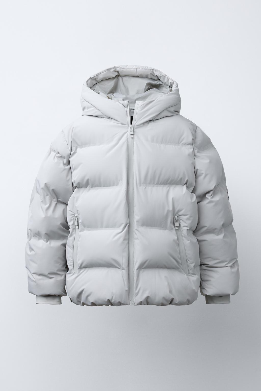 СТЕГАНЫЙ ПАЛЬТО С НАШИВКОЙ WATER REPELLENT
