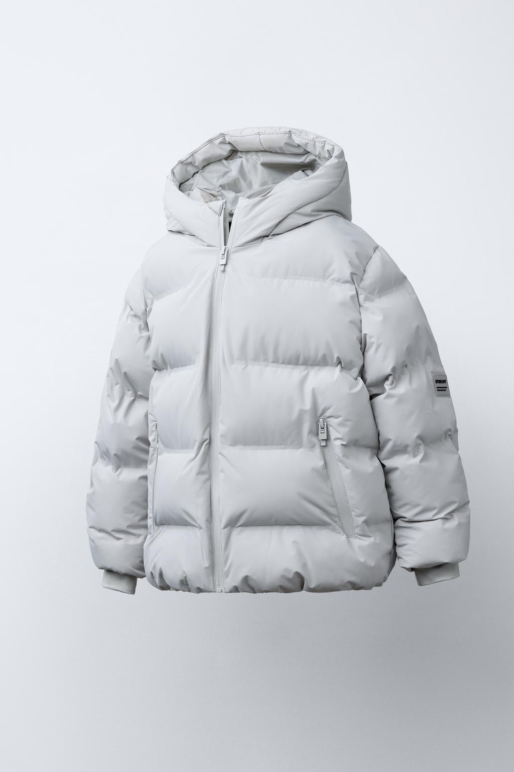 СТЕГАНЫЙ ПАЛЬТО С НАШИВКОЙ WATER REPELLENT