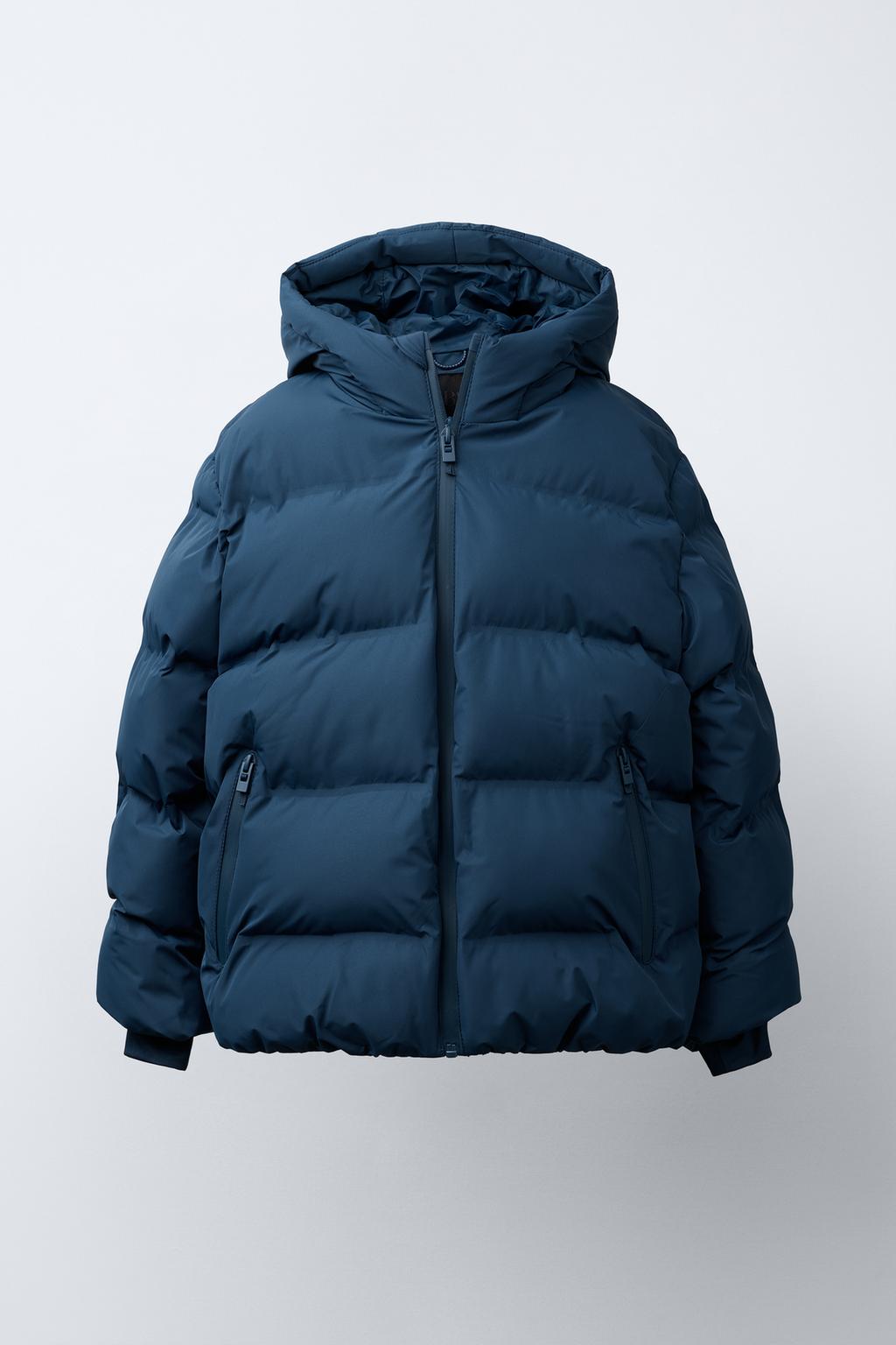 СТЕГАНЫЙ ПАЛЬТО С НАШИВКОЙ WATER REPELLENT