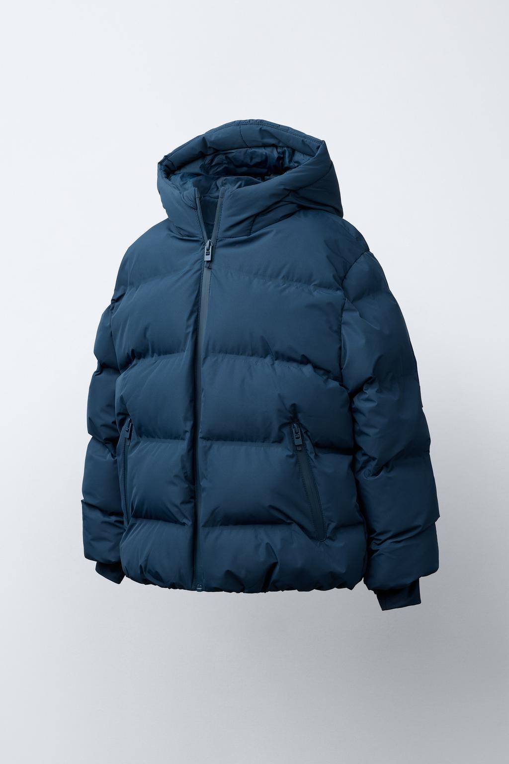 СТЕГАНЫЙ ПАЛЬТО С НАШИВКОЙ WATER REPELLENT
