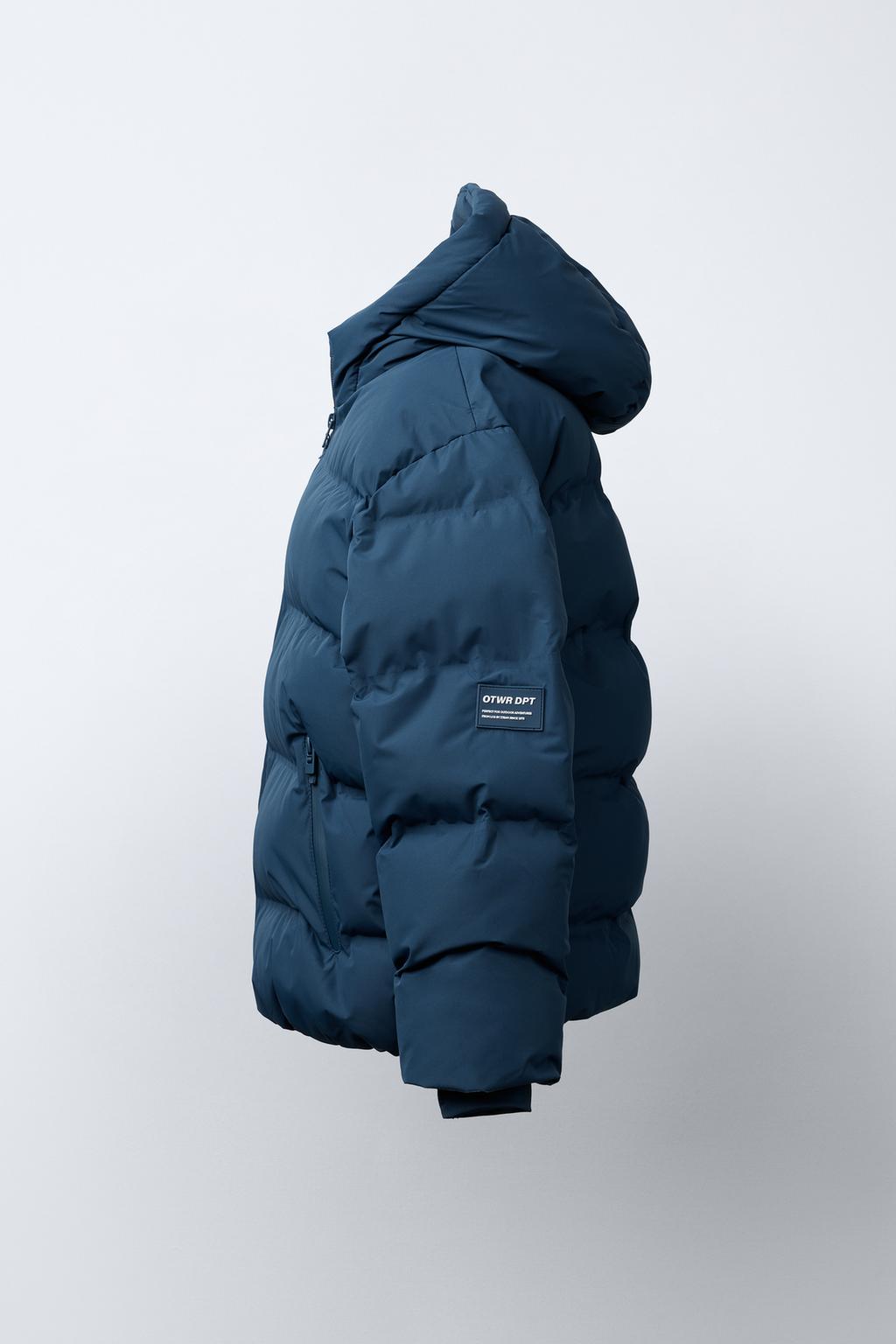 СТЕГАНЫЙ ПАЛЬТО С НАШИВКОЙ WATER REPELLENT