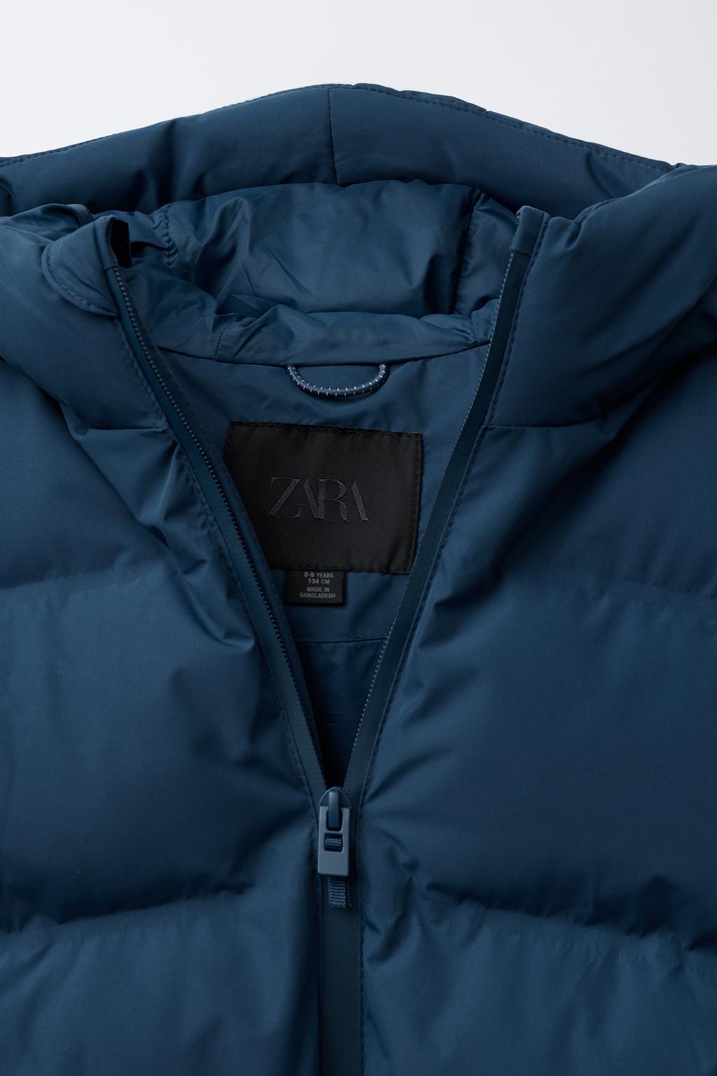 СТЕГАНЫЙ ПАЛЬТО С НАШИВКОЙ WATER REPELLENT