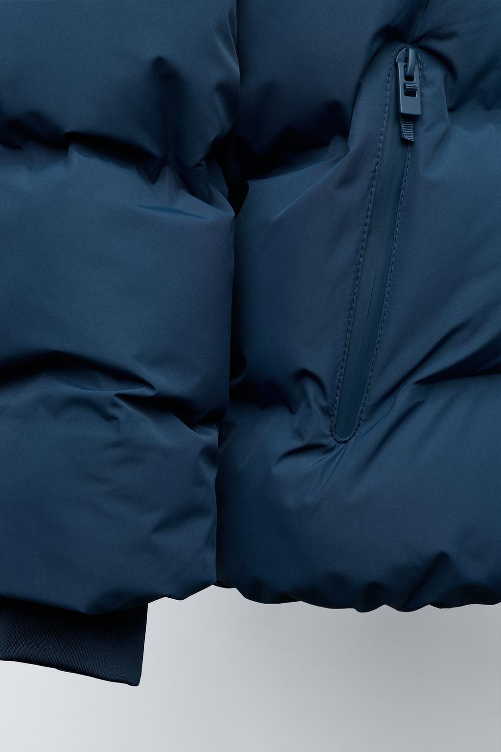 СТЕГАНЫЙ ПАЛЬТО С НАШИВКОЙ WATER REPELLENT