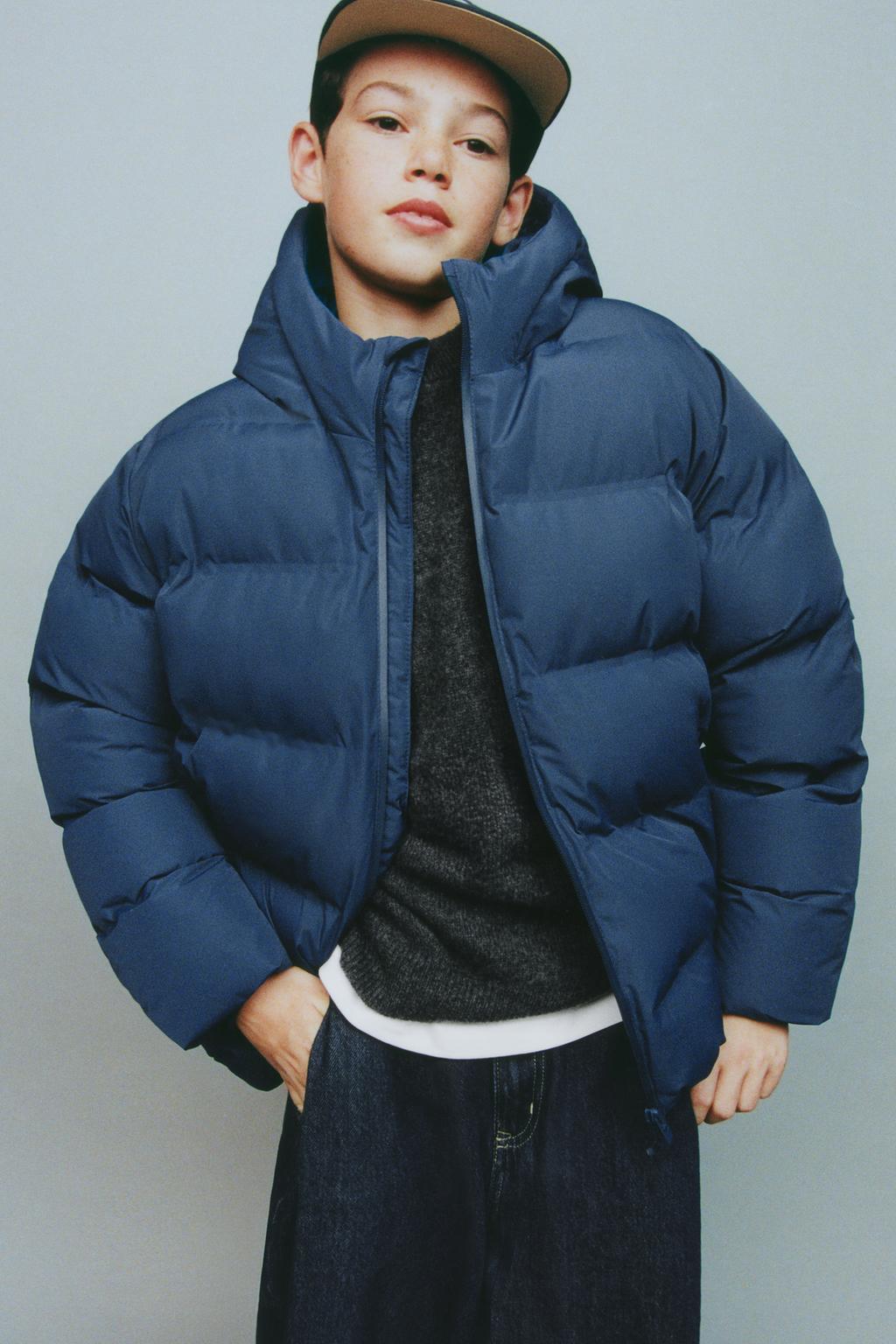 СТЕГАНЫЙ ПАЛЬТО С НАШИВКОЙ WATER REPELLENT