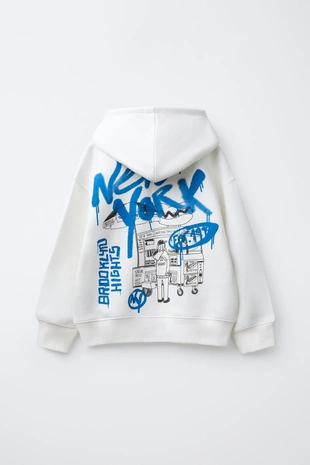 Худи с принтом- Заказать в России