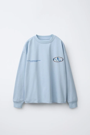 Футболка с логотипом и принтом- Заказать в России