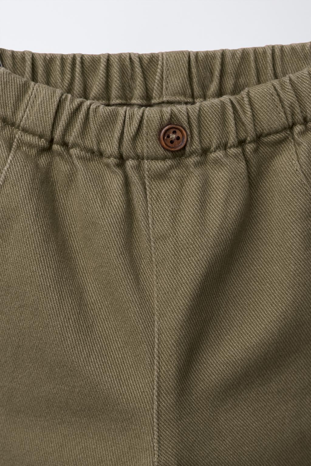 БРЮКИ BAGGY ИЗ ТВИЛА