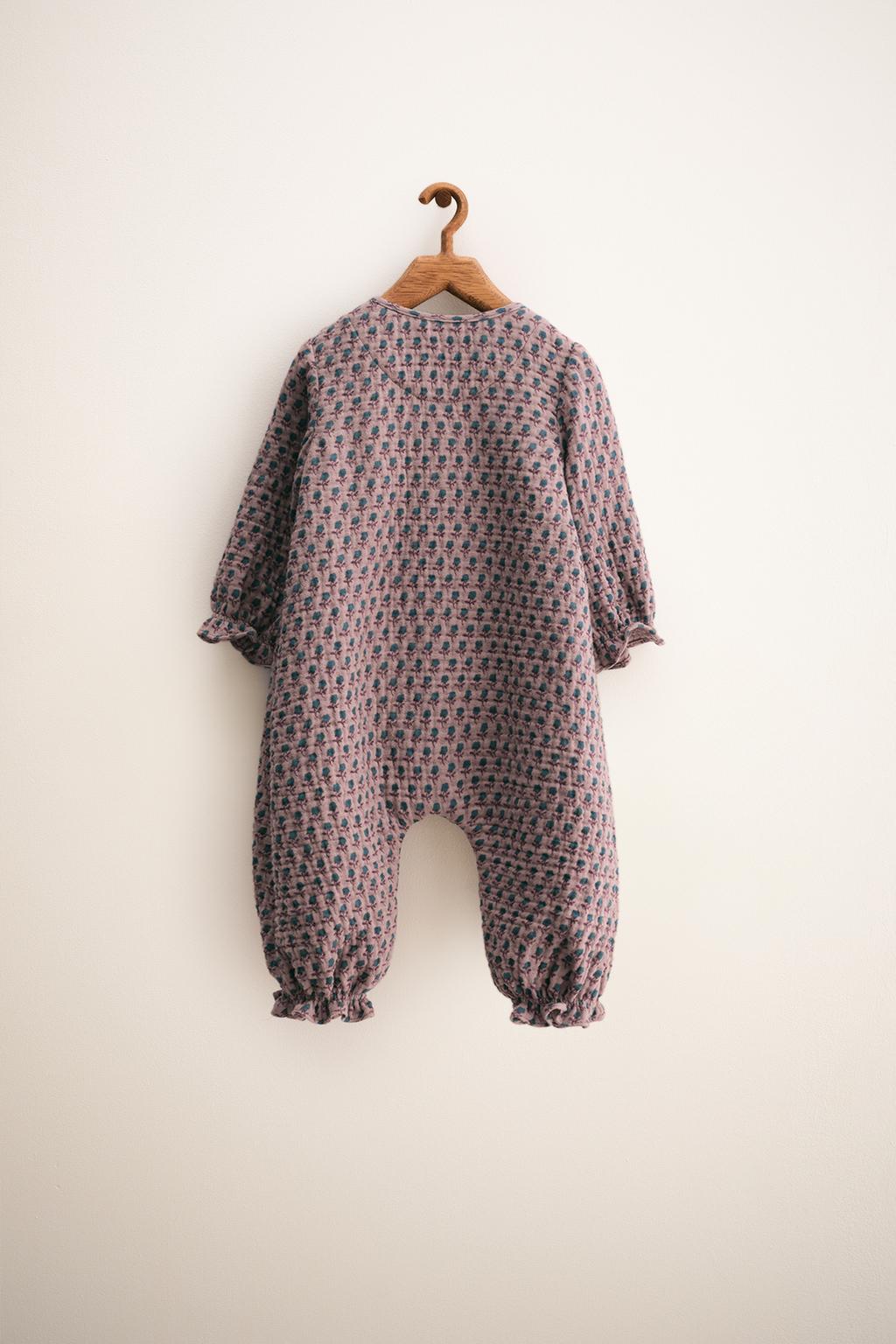 ZARA TIMELESS — КОМБИНЕЗОН ИЗ БАМБУЛЫ С ЦВЕТОЧНЫМ ПРИНТОМ