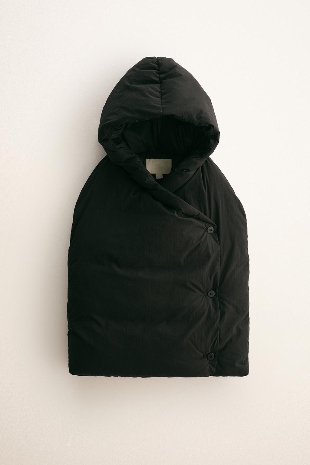 Zara timeless - нейлоновый cпальный мешок для носки ребенка с перьями и пухом
