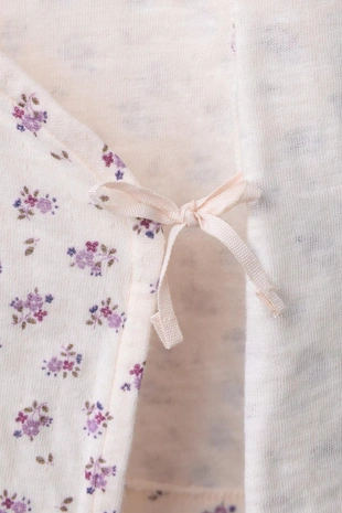 Футболка кимоно с цветочным принтом- Заказать в России