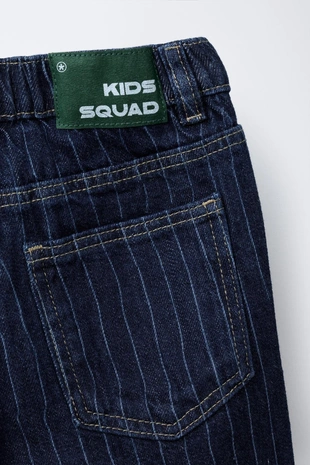 Джинсы BAGGY в полоску- Заказать в России