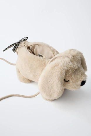 Сумка в виде щенка из искусственного меха- Заказать в России