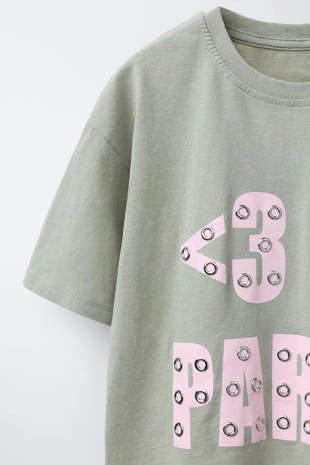 Футболка с люверсами- Заказать в России