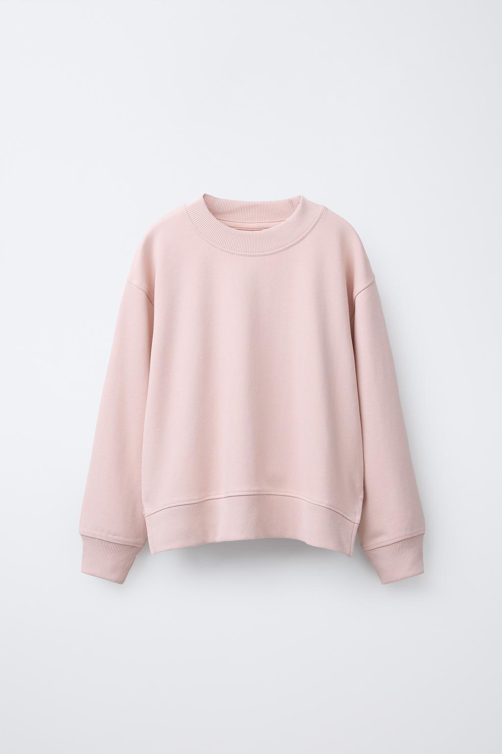 КОМПЛЕКТ ИЗ ТОЛСТОВКИ И БРЮК WIDE LEG ИЗ ФЛИСА, ОДНОТОННЫЙ