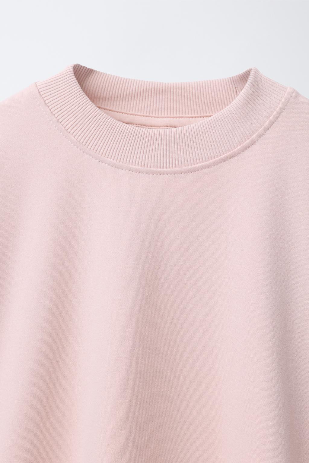 КОМПЛЕКТ ИЗ ТОЛСТОВКИ И БРЮК WIDE LEG ИЗ ФЛИСА, ОДНОТОННЫЙ