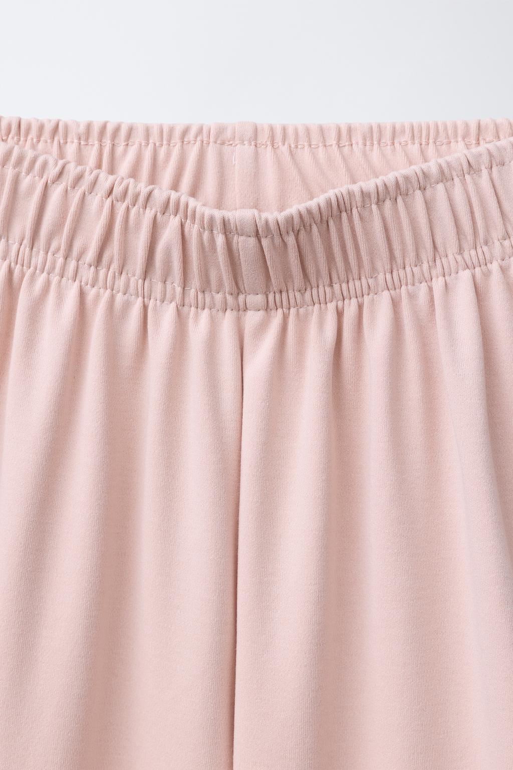КОМПЛЕКТ ИЗ ТОЛСТОВКИ И БРЮК WIDE LEG ИЗ ФЛИСА, ОДНОТОННЫЙ