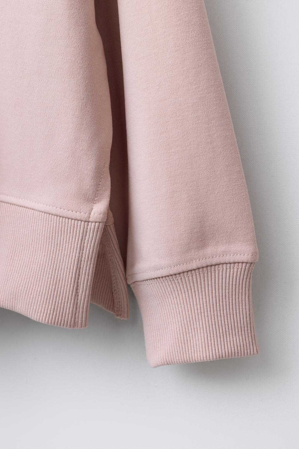 КОМПЛЕКТ ИЗ ТОЛСТОВКИ И БРЮК WIDE LEG ИЗ ФЛИСА, ОДНОТОННЫЙ