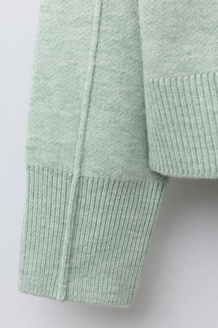 Однотонный трикотажный джемпер- Заказать в России