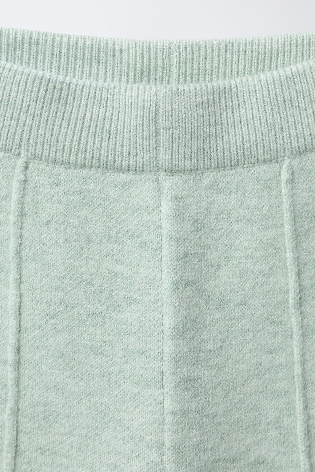ТРИКОТАЖНЫЕ БРЮКИ WIDE LEG